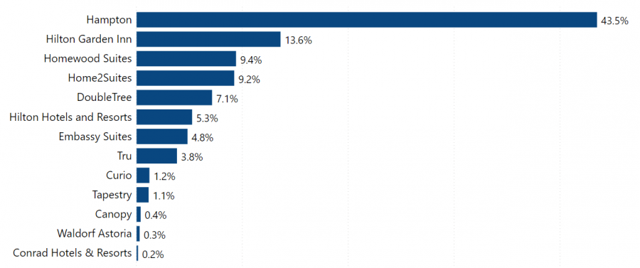 Largest Hotel Chains in the US - Location Analysis