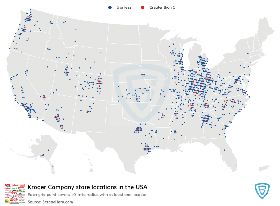 The Largest Grocery Chains In The US In 2021 Based On Locations