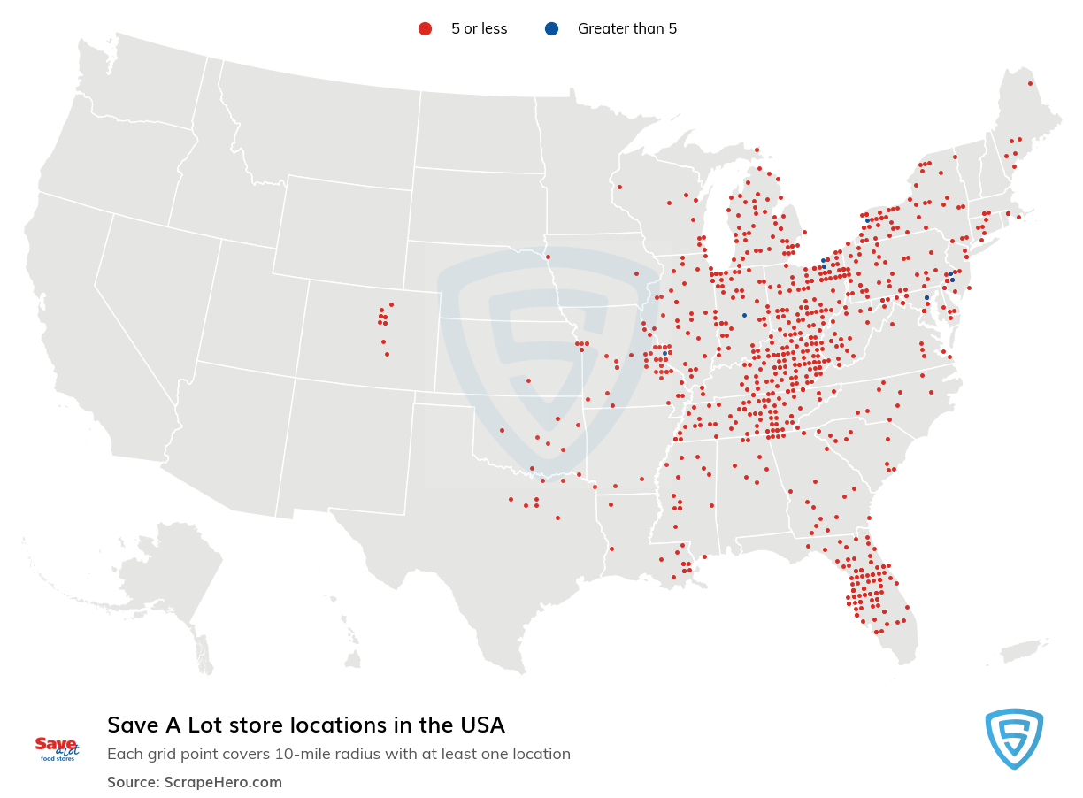 The Largest Grocery Chains in the US in 2021 Based on Locations