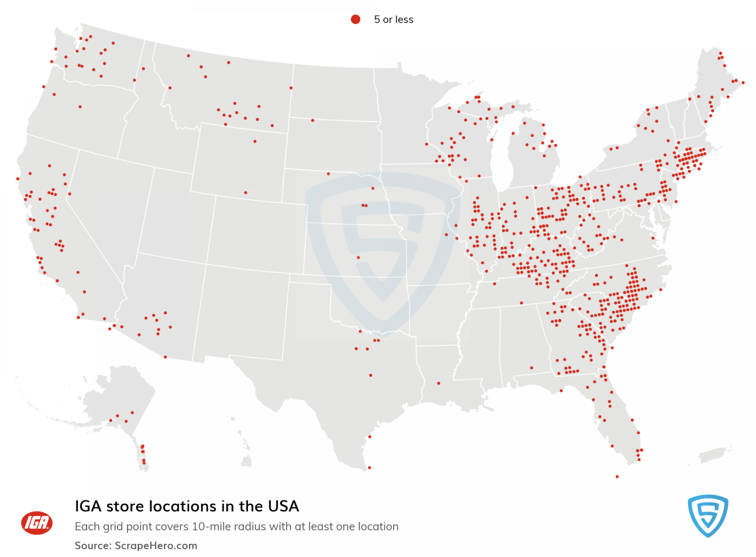 The Largest Grocery Chains In The US In 2021 Based On Locations