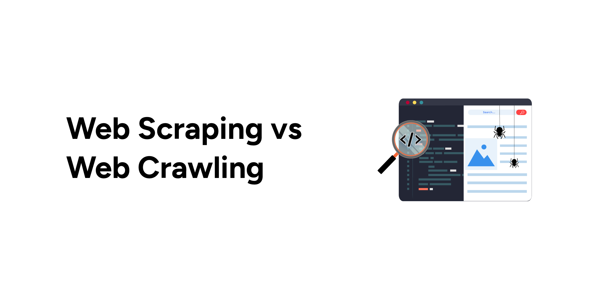 web scraping vs web crawling