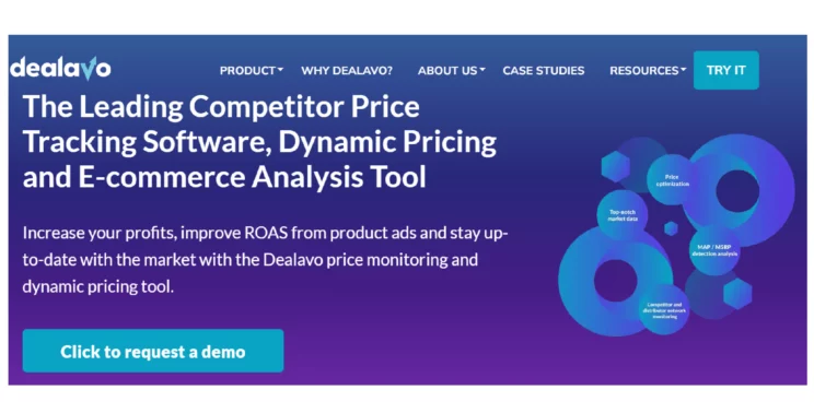 The home page of Dealavo