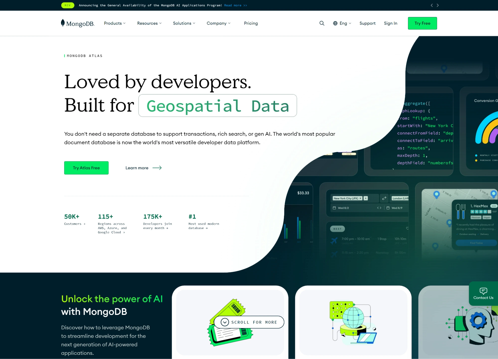 MongoDB Homepage