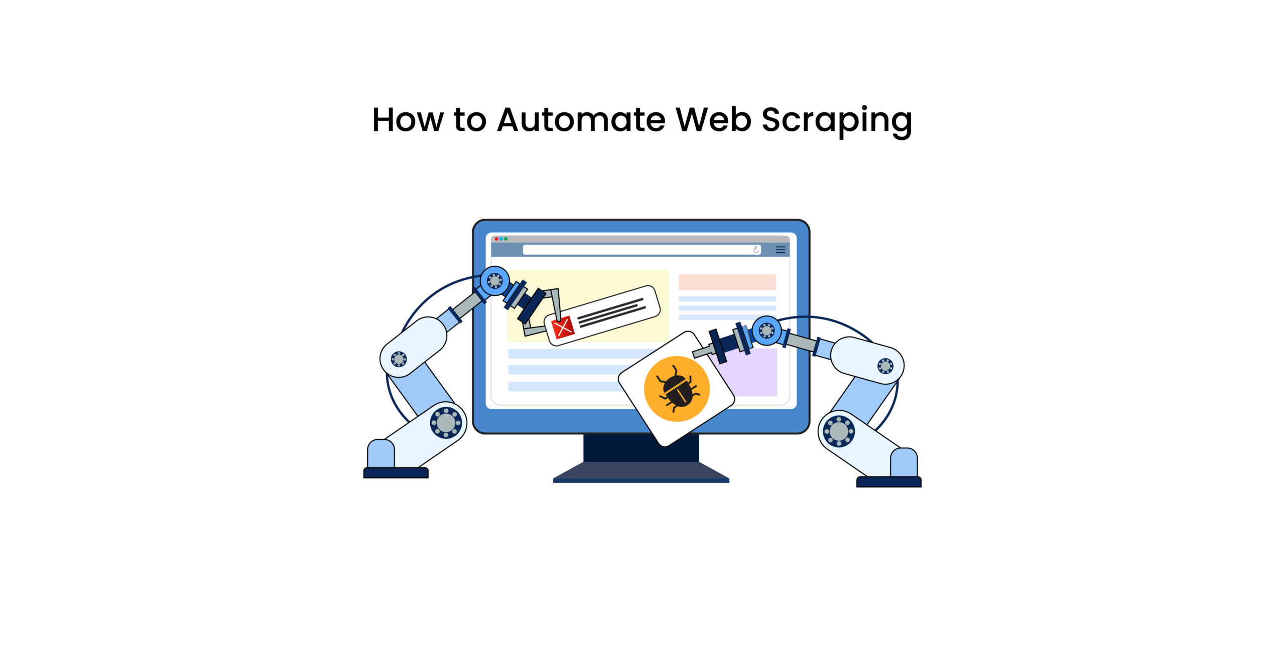 Automate web scraping