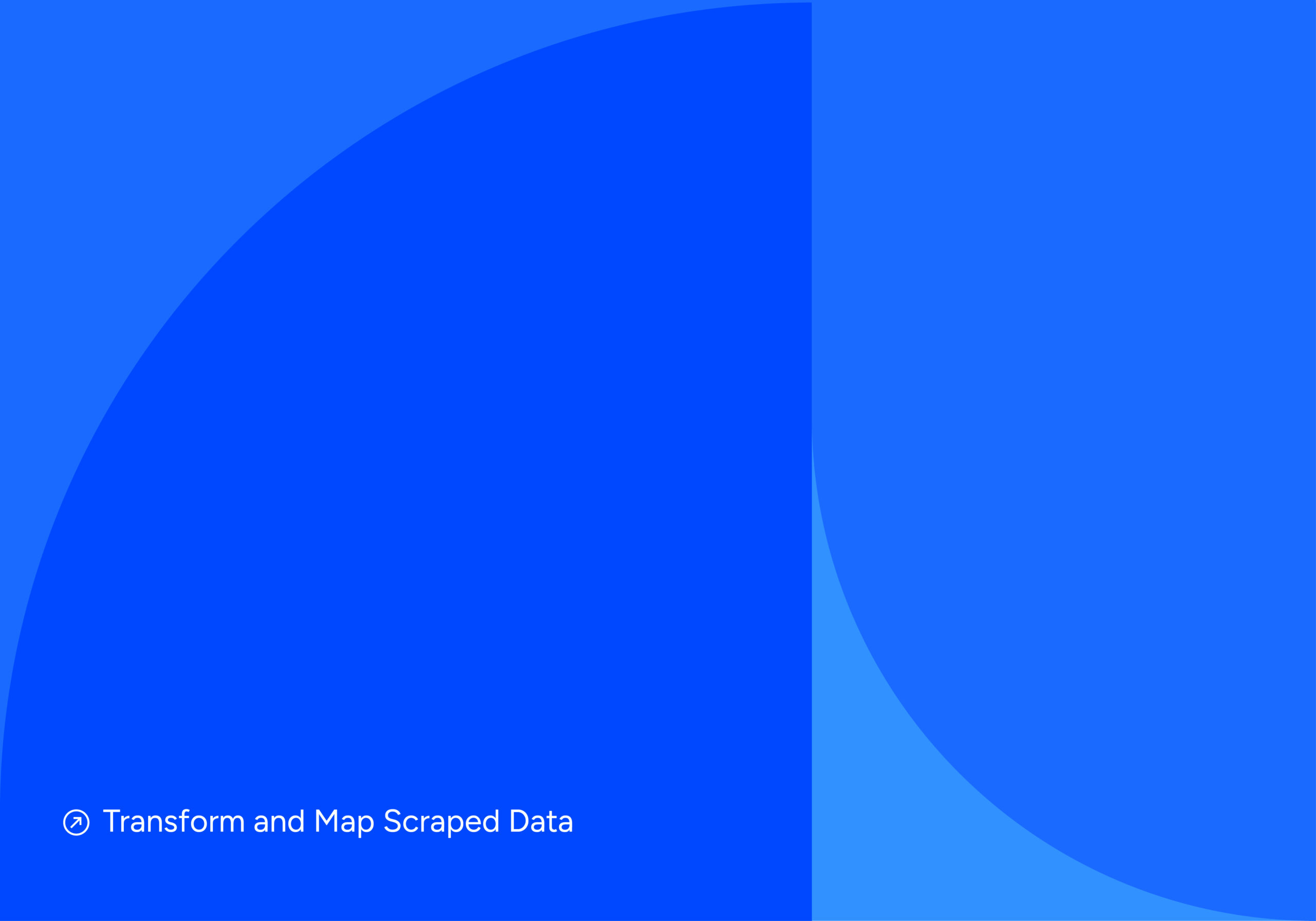 Transform and map scraped data