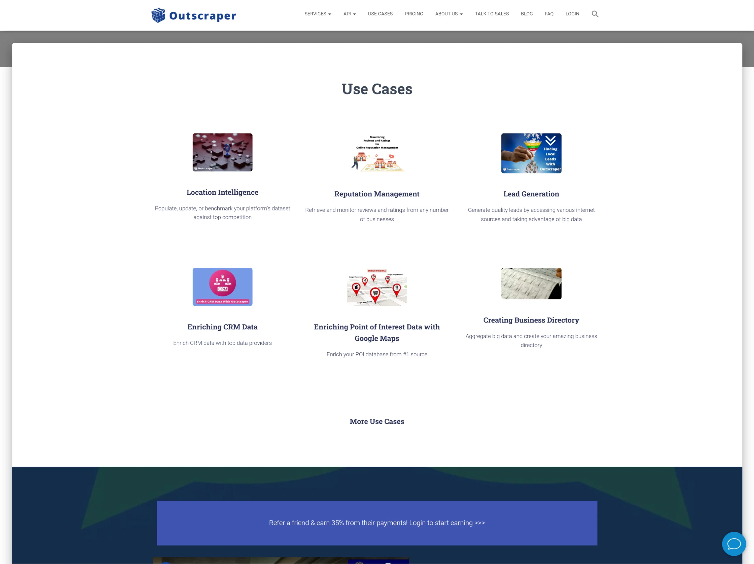 Outscraper Homepage